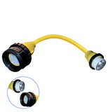 Sports 1.5FT Shore Power Adapter Cord Household 50A SS2-50P Male to 30A L5-30R Female.