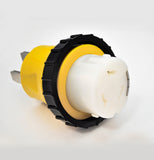 NEMA 14-50P to NEMA SS2-50R RV Shore power adapter.