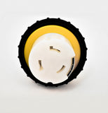 NEMA 14-50P to NEMA SS2-50R RV Shore power adapter.