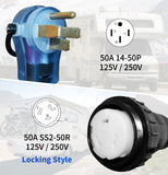 RV 50A extension cord 14-50P to SS2-50R