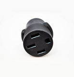 NEMA TT-30P to NEMA 14-50R RV power adapter.