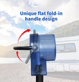 1.5FT RV 15A to 30A Pig-tail Power Adapter Cord 5-15P Male to TT-30R Female.