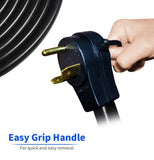 1.5FT RV 30A to 15A Pig-tail Power Adapter Cord TT-30P Male Plug to 5-15R Female.