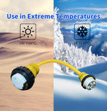 1.5FT Shore Power Adapter Cord Marine 50A SS1-50P Male Plug to SS2-50R Female